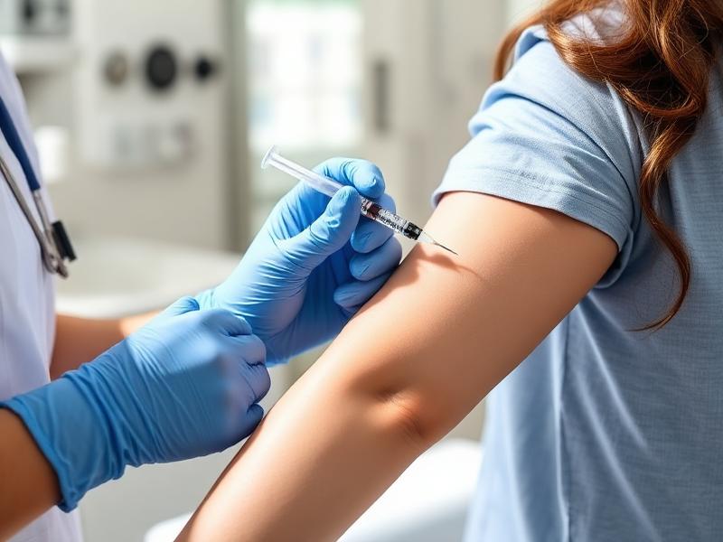 Blood sample drawn from patient